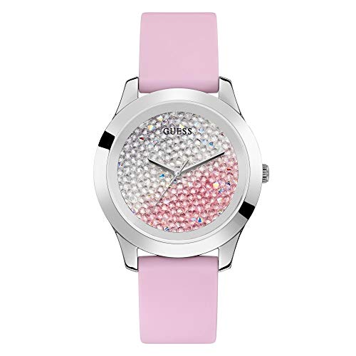Preisvergleich Produktbild Guess Damen Analog Uhr Crush mit Silikonband