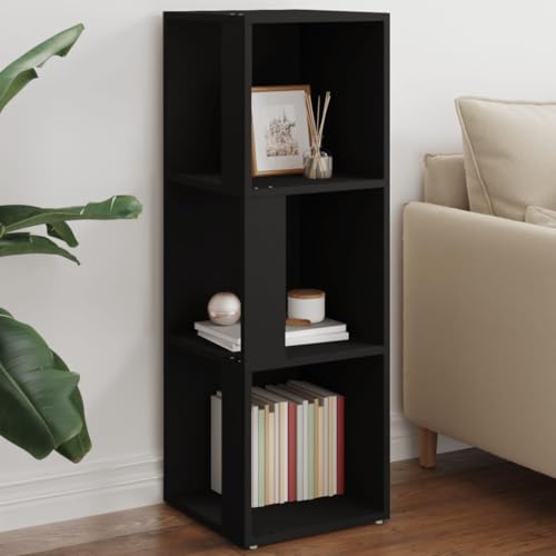 QINXIXINAIXI Estantería esquinera con 3 compartimentos para salón, oficina y dormitorio, estantería estable para guardar libros, decoración y plantas, ahorra espacio y es fácil de limpiar