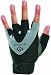 Bionic Gloves Men's Half Finger Fitness/Lifting Gloves w/ Natural Fit Technology, Black (PAIR)