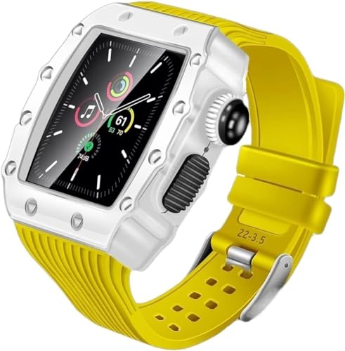 Bracelet en caoutchouc pour Apple Watch Series 8 7 SE 6 5 4 de 40 à 45 mm