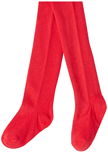 Hudson Baby Girls' Cotton Rich Tights, Red Navy, 9-18 Months #TOP3