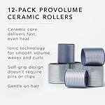 Fromm ProVolume Self-Grip Ceramic Ionic Thermal Hair Rollers, Set of 12 – Six 2" & Six 2.5" Professional Grade Rollers for Medium to Long Hair for Volume, Soft Waves, & Curtain Bangs, Hot Hair Rollers - Image 4