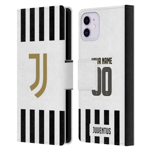 Étui Portefeuille iPhone 11 Juventus Protège Écran et Cartes Motif Maillot