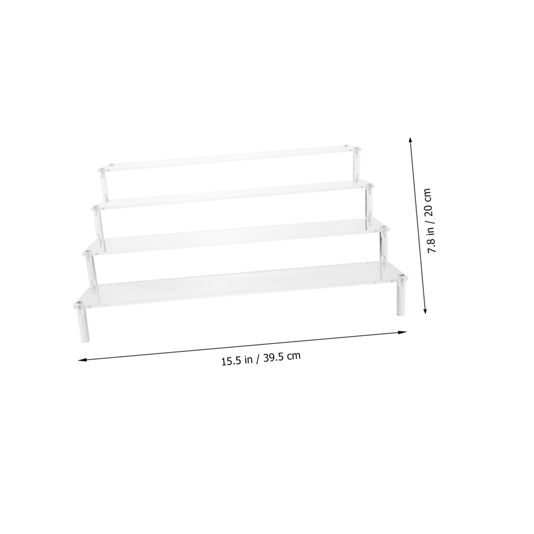 Alipis Acryl Modellständer Organizer mit Mehrschicht Design aus Acryl