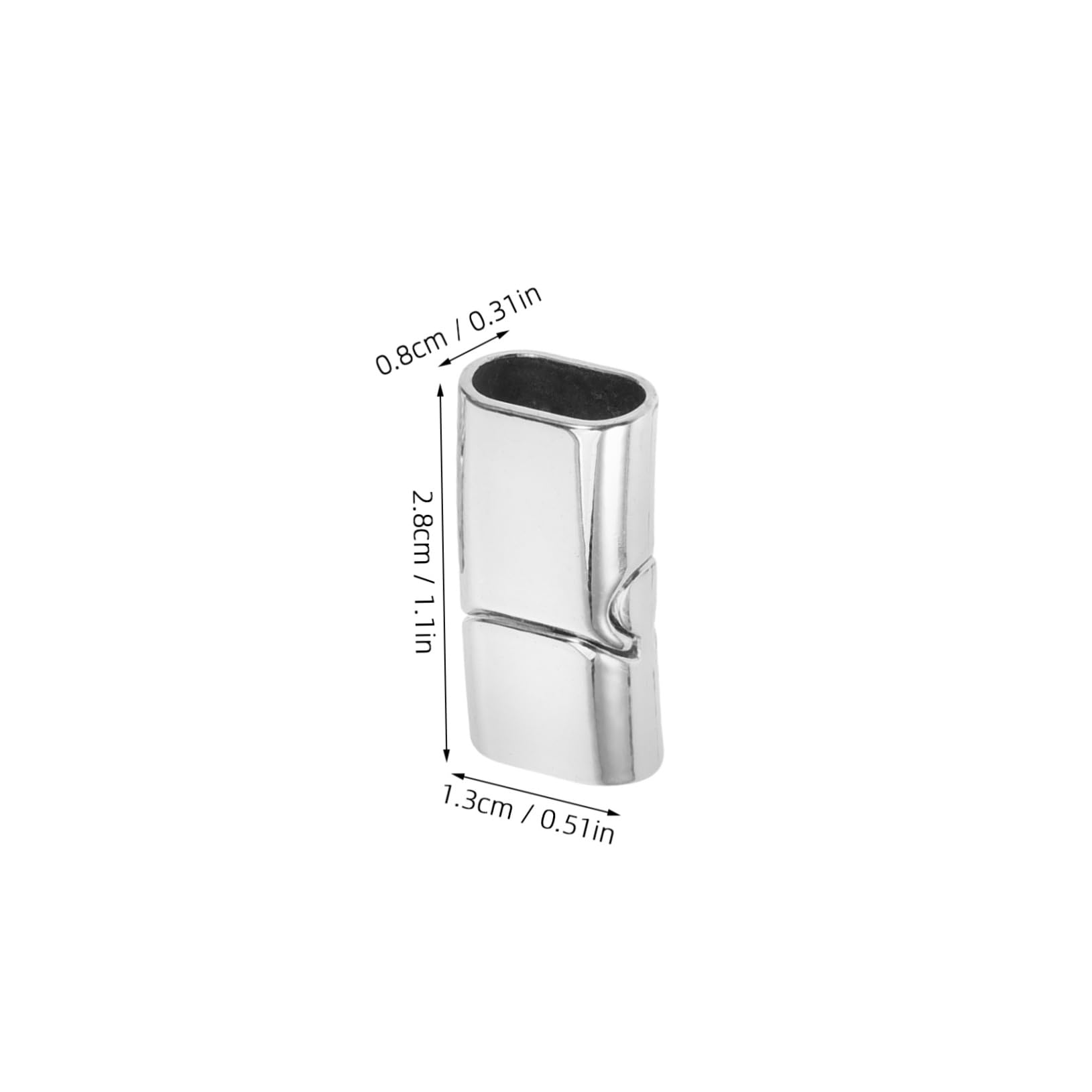 TEHAUX 50pezzi Chiusura Per Chiusure Magnetiche Per Collane e Accessori Per Artigianali Facili Usare e Versatili