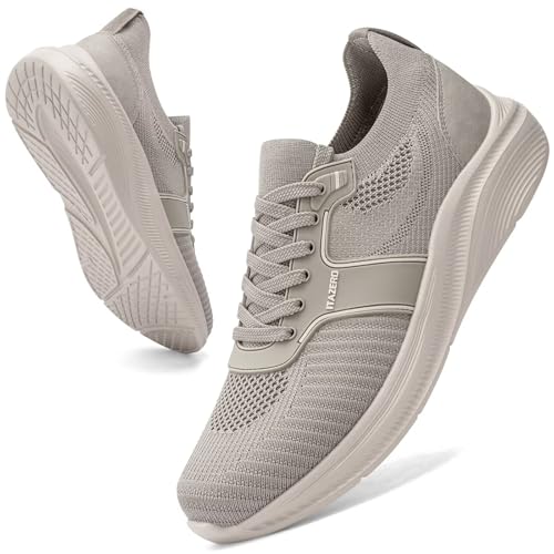 Image of ITAZERO Men's Wide Toe Box Wide Width Hands-Free Slip-On Shoes, Walking Sneakers with Arch Support for Plantar Fasciitis, Diabetic Swollen Feet