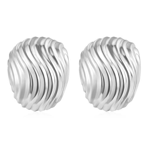 BOUTIQUELOVIN Pendientes de aro de plata 925, regalo para mujer, novia, mamá, niña