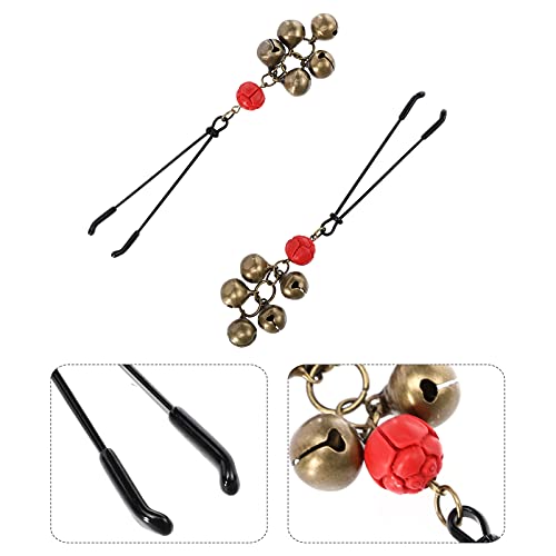 HEALLILY 2Pcs Non Piercing Tepelklemmen Vintage Bell Borst Clip Tepel Stimulator Bdsm Terughoudendheid Gereedschap Sex Flirten Speelgoed Voor Mannen Vrouw - Image 6