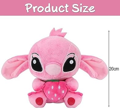 Tydeus Plush Toy 20 cm Cute Cuddly Toy Pink Dolls Plush Figure Plush Suitable for Girls Boys Birthday Children and Adults Gift Girlfriend Gifts Festival Holiday Gifts