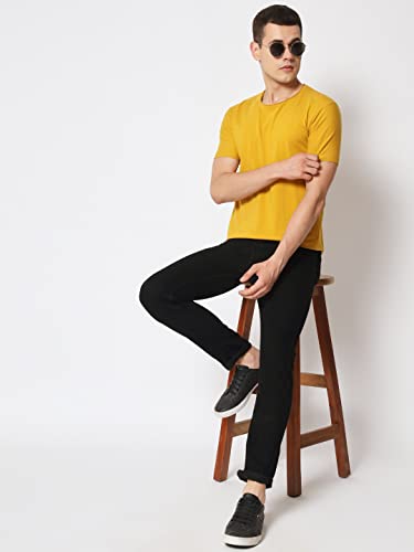 Image of KARGEENS Men Kargeens Men's Jeans Pant Slim Fit Stretchable Casual Wear Low Rise Cotton Blend Denim