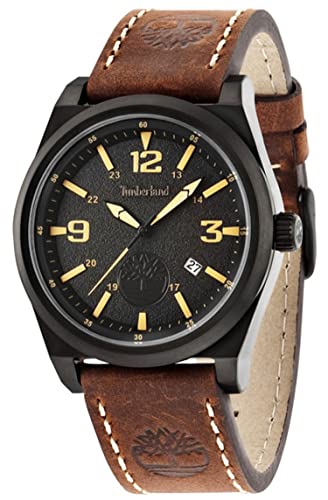 Montre Homme Timberland TBL.14641JSB/02 casual en cuir noir