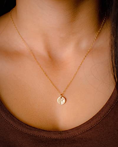 EFYTAL Baptism Gifts for Her, Dainty Gold Cross Necklace for Women, Confirmation Gifts for Teen, First Communion Gift2