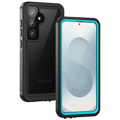Image of Lanhiem for Samsung Galaxy S25+ Plus Case, IP68 Waterproof Dustproof Case with Built-in Screen Protector, Rugged Full Body Shockproof Protective Cover for Galaxy S25 Plus 6.7 Inch, Teal