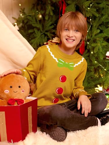 Image of BesserBay Unisex Kids Ugly Christmas Sweater Funny Tacky Knit Winter Pullover 4-14 Years