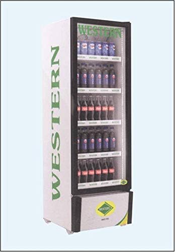 WESTERN Src 380-Gl Visi Cooler Single And Glass Door, Commercial 5 Star Automatic Refrigerator (380 L, Black)
