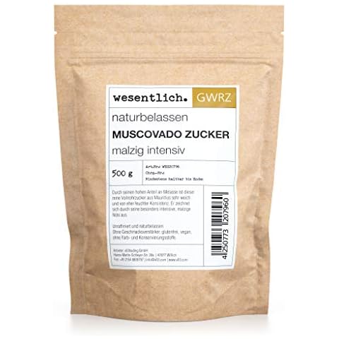 Muscovado Zucker 500g - naturbelassener Vollrohrzucker aus Mauritius Cover