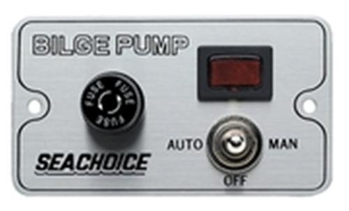 Commutateur pompe de cale SEACHOICE 3.5x2 pour tableau de bord