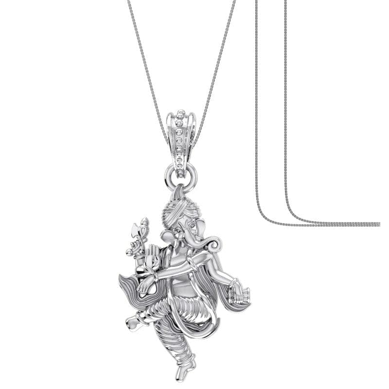 Pendentif en argent pur pour bonne santé au quotidien, style mixte