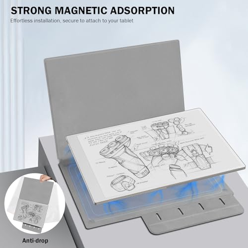 Protection Remarkable Paper Pro 2024 étui anti-perte stylo avec clapet magnétique fleur - 4