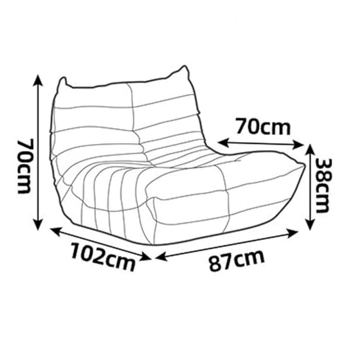 Silla de dormir de cuero duradero y resistente a arañazos 3