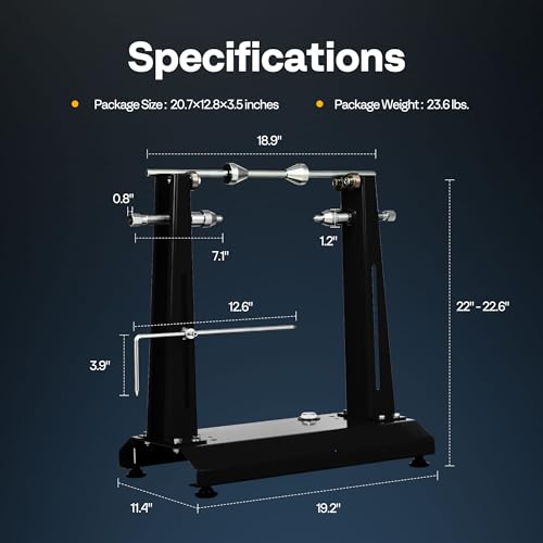 VIVOHOME Motorcycle Wheel Balancer & Truing Stand
