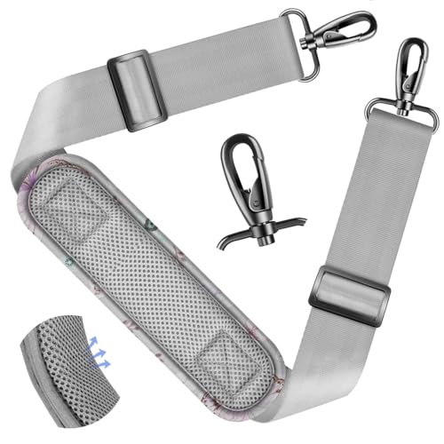 Image of ZINZ Shoulder Strap - 59 Inch Universal Heavy-duty Adjustable Strap with Ultra-thick Fixed Breathable Pad for Laptop, Gym, Camera Bag and More -Butterfly