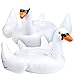 Produktbild infactory Schwimmtier: 2er Pack Aufblasbarer XXL-Schwan, Badeinsel, 177 x 165 x 110 cm, (Schwimminsel)