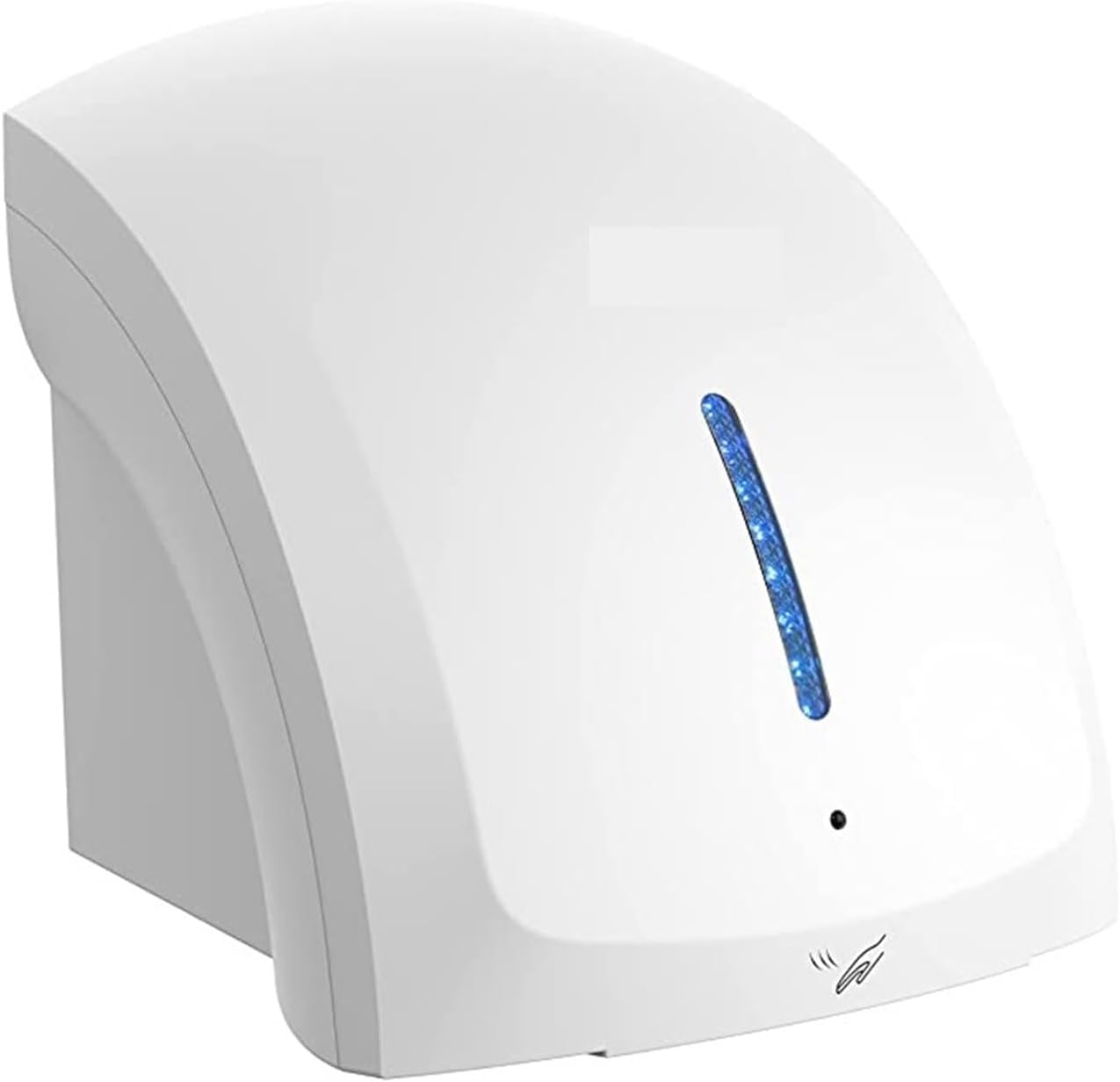 Asciugamani Elettrico Automatico a Parete 1800W con Sensore Senza Contatto – Asciugatura Rapida, Protezione Termica, Design in ABS, per Bagni Pubblici, Hotel e Casa