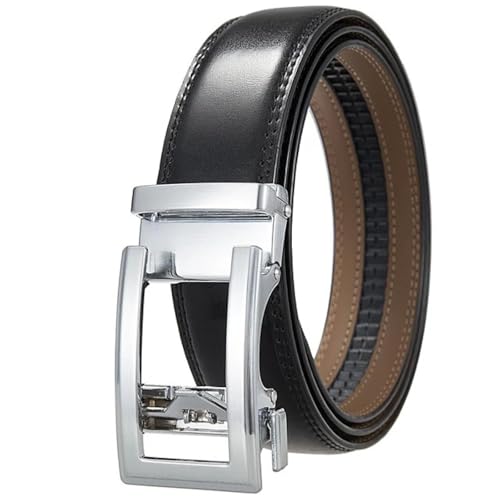 Ceinture en cuir homme boucle automatique pour supprimer l'inconfort des trous
