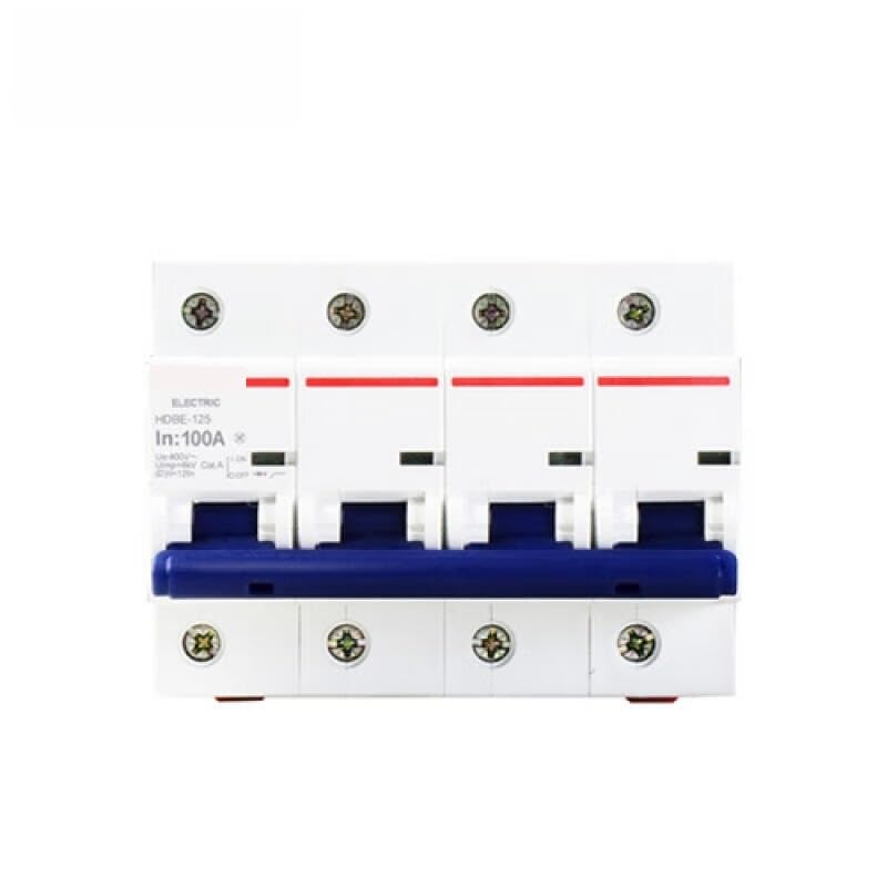 Disjoncteur HDBE-125 4P 100A pour sécuriser les pompes et moteurs