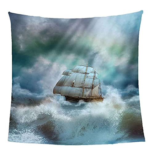 Couverture microfibre douce voilier blanc isolante toutes saisons - 4