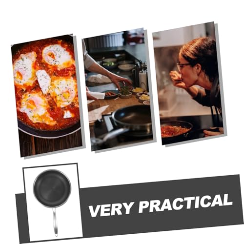 Wok de Acero Inoxidable PRETYZOOM Antiadherente miniatura 6