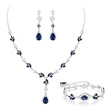 Design : cet élégant ensemble de bijoux de mariée en forme de goutte est orné de zircons, fabriqué en laiton et est unique et délicat. S'accorde parfaitement avec toutes les tenues et toutes les occasions. Il vous rend plus attrayant et charmant.