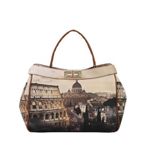 YNOT? Borsa Tote Yes Bag Stampa Città