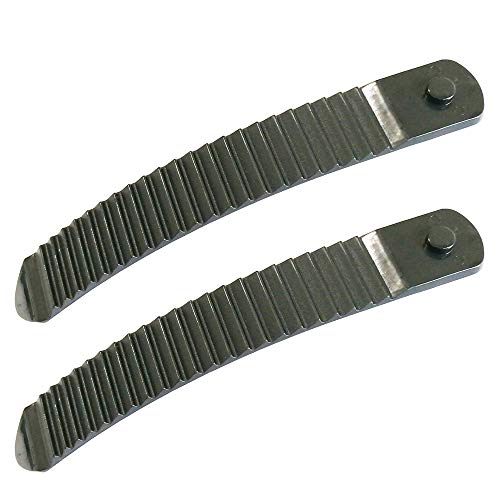 UP100 One Pair Length 182mm Snowboard Binding Parts Ankle Tongue Ladder Straps for Snowboard Shoes Black