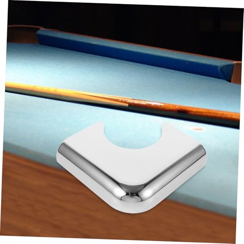 Plaque d'angle de billard Toyvian en fer argenté pour renfort de table - 7