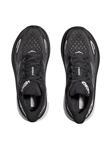 HOKA Hoka Women's Clifton 9 Black/White 5 Medium