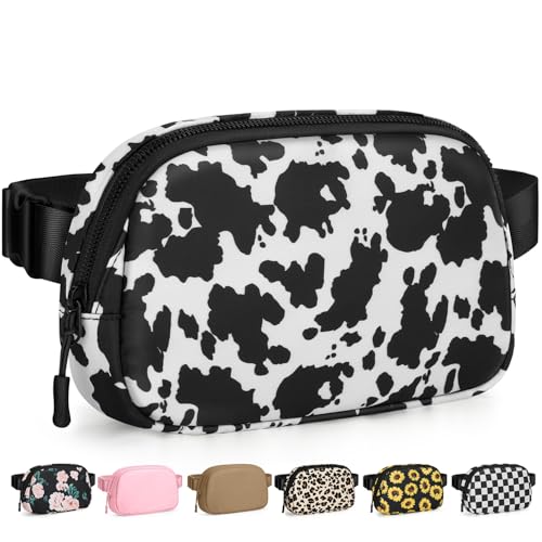 Pritent Fanny Pack Cow Print