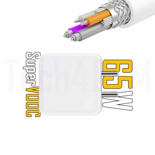 Image of AuviPal Original 65W Fast Charger Compatible With Realme Narzo 20 Pro /30 /30 Pro (Only Adapter),White