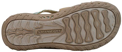 Image of Skechers Women's Reggae-Soundproof-Thong Slide Multi-Strap Sandal