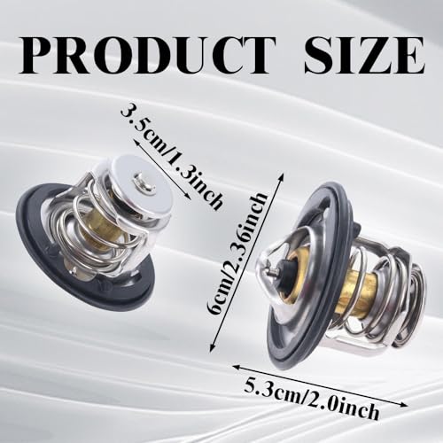 Wedcool Automotive Replacement Engine Thermostat, Premium Thermostat, 19301-PAA-306 19301-PLC-315 Heavy-Duty Engine Coolant Thermostat Compatible with Honda Civic CRV CRZ Insight Odyssey - Image 3