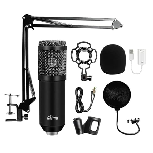 Microphone streaming studio MT397K pack complet bras et filtre anti-pop