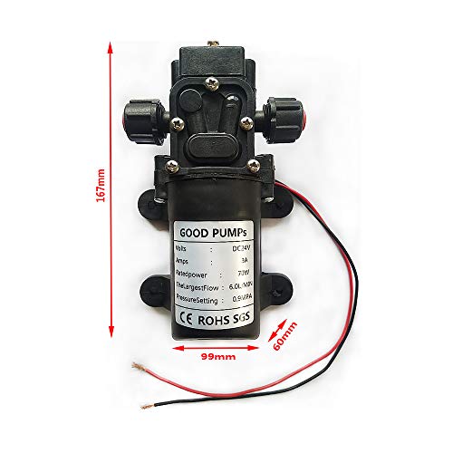 24V Waterpompen, VerRich hogedruk zelfaanzuigende membraanpomp voor camper, caravan - Image 6