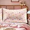 Lolalet Silk Pillowcase for Kids, Satin Pillow Cover with Envelope Closure, Rainbow Balloons, Standard Size 20x26, 1 PC #2