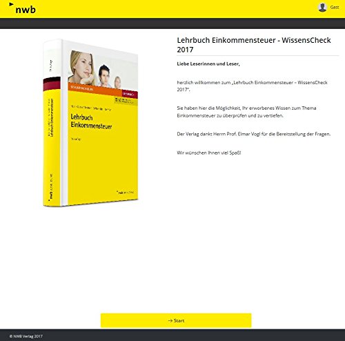 Lehrbuch Einkommensteuer