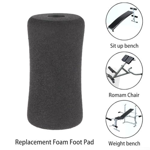 Foam Foot para RODILLOS PADS, espuma de repuesto para PADS para máquina de curl de piernas, equipos para ejercicio en casa de gimnasio de peso (2 piezas 135MM), como muestra la imagen miniatura 3
