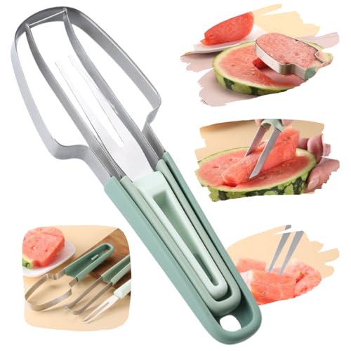 IFSAN USA, 3-in-1 Watermelon Fruit Fork, Slicer, and...
