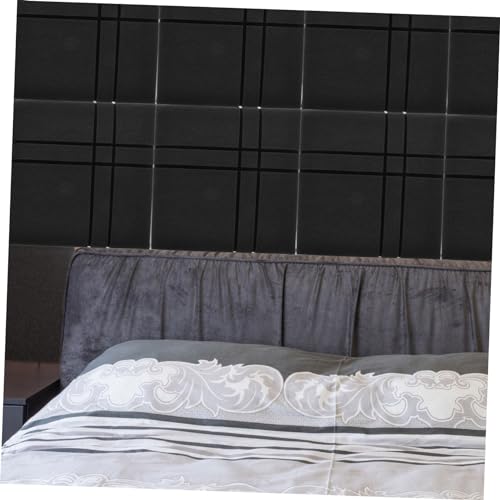Sosoport 4 paneles acústicos absorbentes de sonido para reducción de ruido, autoadhesivos, para estudio, dormitorio, Ktv y espacios de grabación miniatura 3
