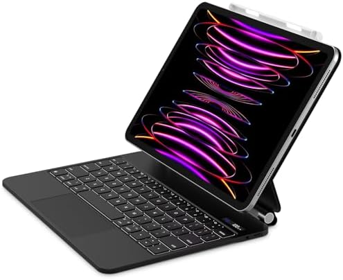 Amazon.com: GOOJODOQ Magic Keyboard Case with Apple Pen Slot,iPad 