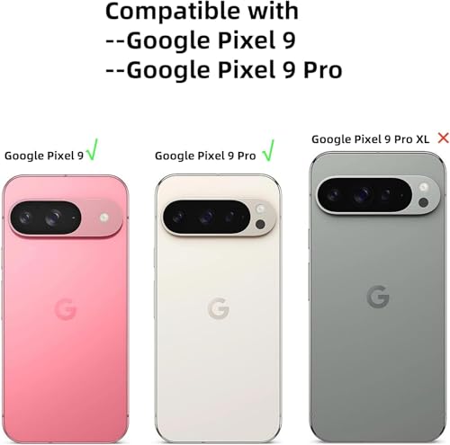 Coque silicone Google Pixel 9 transparente shockproof cover avec support noir